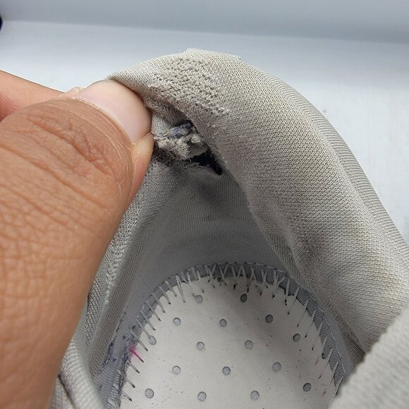 Hoka One One Bondi 8 Womens 10B White Harbor Mist Lunar Rock Running Shoes - Picture 12 of 15